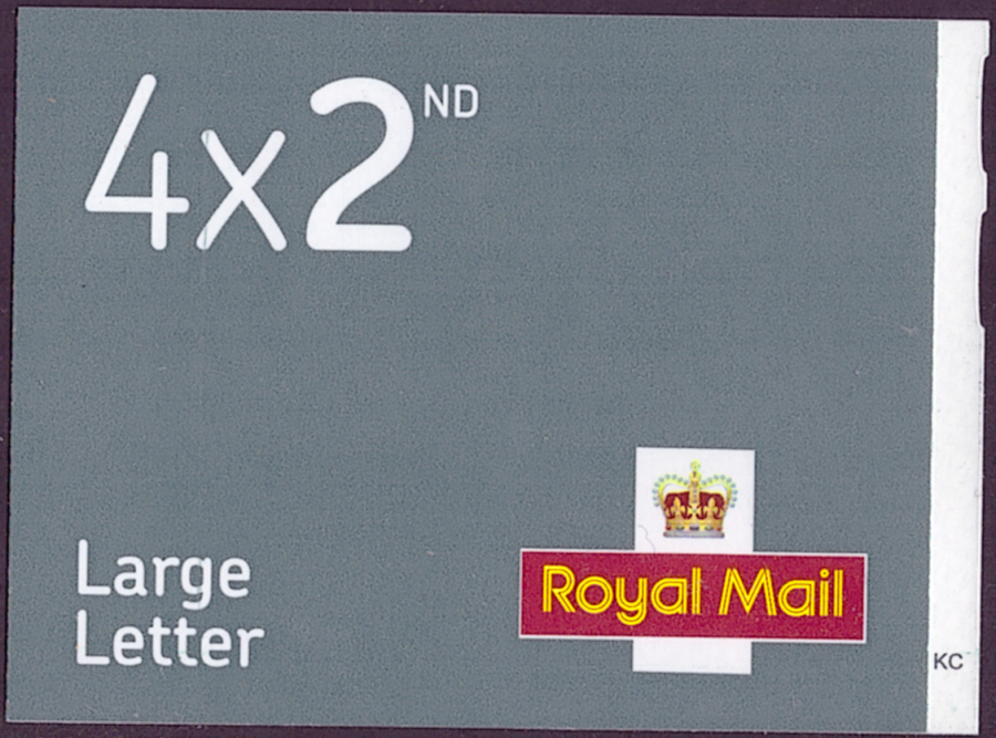 (image for) SB2(21) 2023 Charles III 4 x 2nd Class Large Booklet